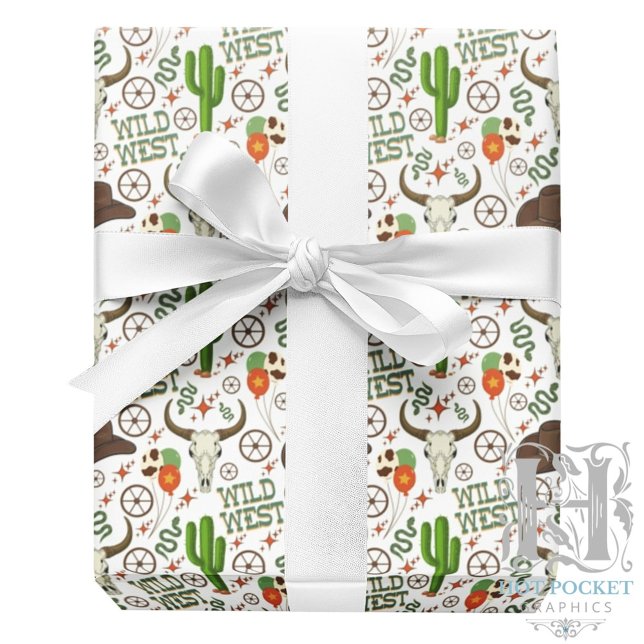 Wild West Gift Wrapping Paper (Creator Uploaded)