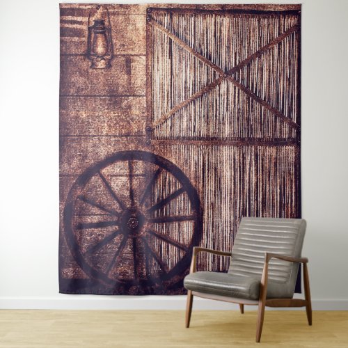 Wild West Grunge Wall Tapestry