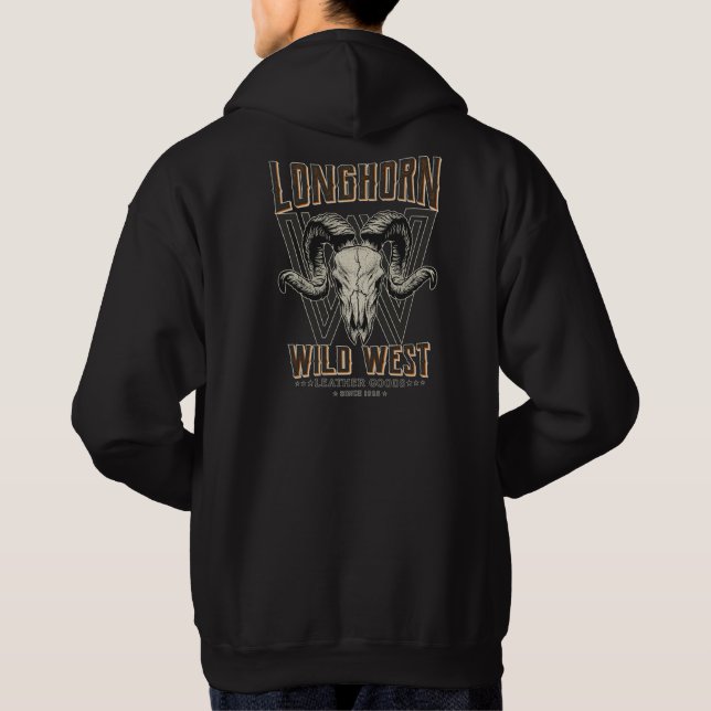 Wild West Leather Goods Hoodie (Back)