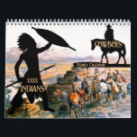 Wild West Oil Paintings Cowboys Indians | Calendar<br><div class="desc">Wild West Oil Paintings Cowboys Indians | Calendar
FINEST ART of its times 19h century Westlands Frontier Cowboy and Indian era
Customize the Year and enjoy each monthly masterpiece of colorful art</div>