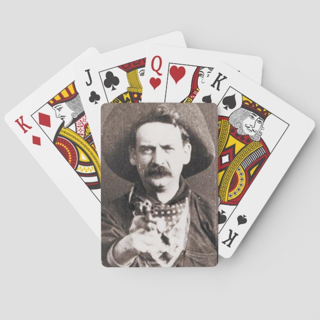 Wild West Outlaw Cowboy Playing Cards (Back)