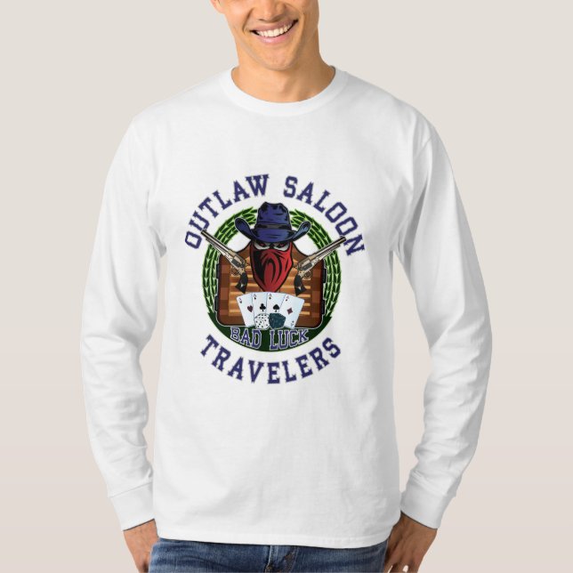Wild west outlaw saloon T-Shirt (Front)