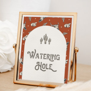 Wild West Party Watering Hole Sign