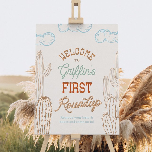 Wild West Party Welcome Sign (Creator Uploaded)