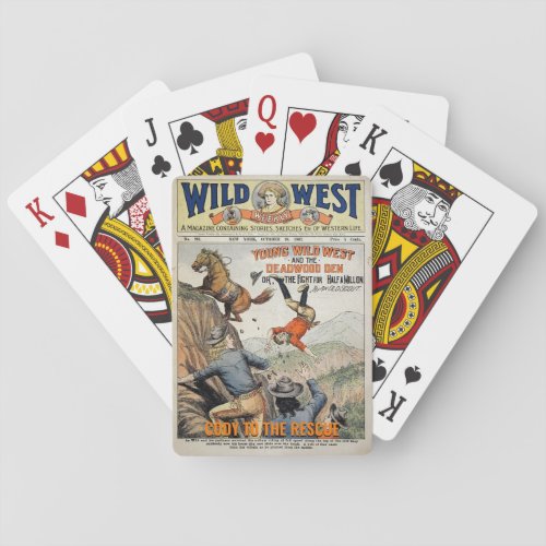 Wild West Poker Cards Personalize Name Gift