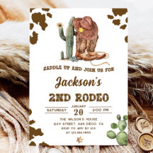 Wild West Rodeo Cowboy 2nd Birthday Party