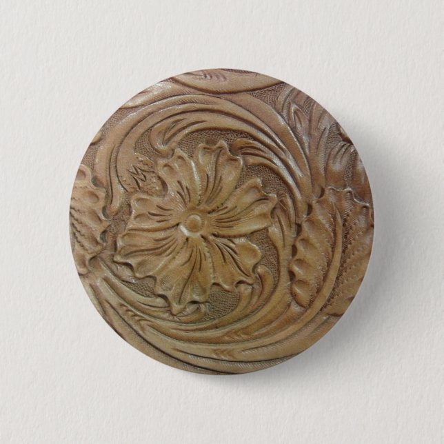 Wild West Rose Button (Front)