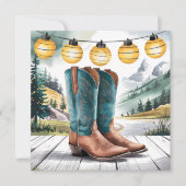 Wild West Rustic Cowboy Western Cowboy Boots (Front)
