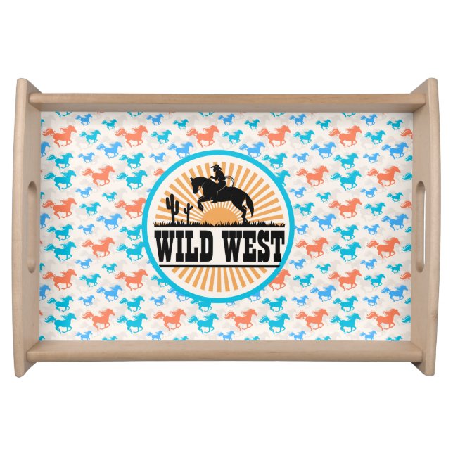 Wild West  Serving Tray (Front)