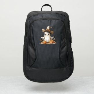Wild West Skeleton Halloween Port Authority® Backpack