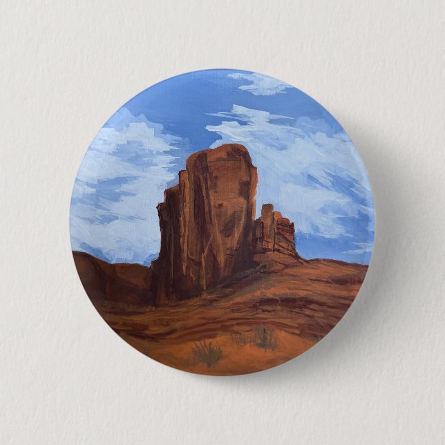 Wild West Skies Button (Front)