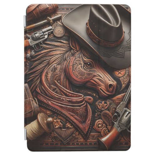 Wild West Still Life Cowboy Hat Gun and More iPad Air Cover