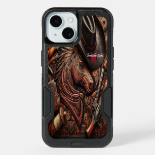 Wild West Still Life: Cowboy Hat, Gun, and More iPhone 15 Case