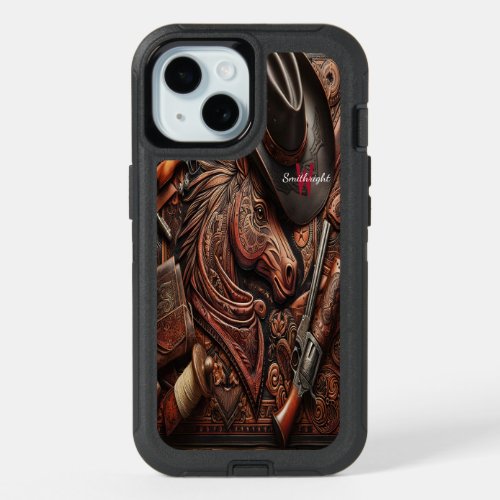 Wild West Still Life Cowboy Hat Gun and More iPhone 15 Case