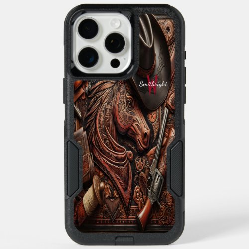 Wild West Still Life Cowboy Hat Gun and More iPhone 15 Pro Max Case