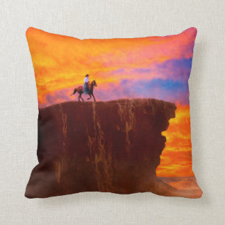 Wild West Sunsets Throw Pillow