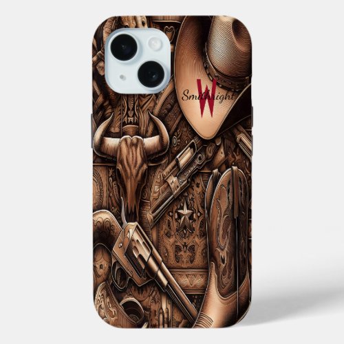 Wild West Treasures iPhone 15 Case