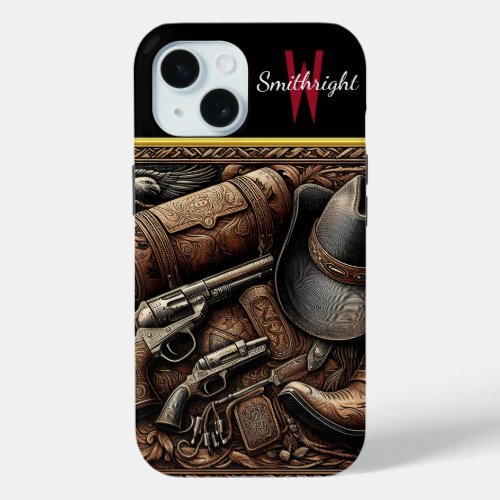 Wild West Treasures iPhone 15 Case