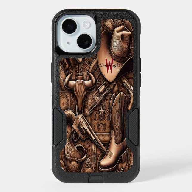 Wild West Treasures iPhone 15 Case (Back)