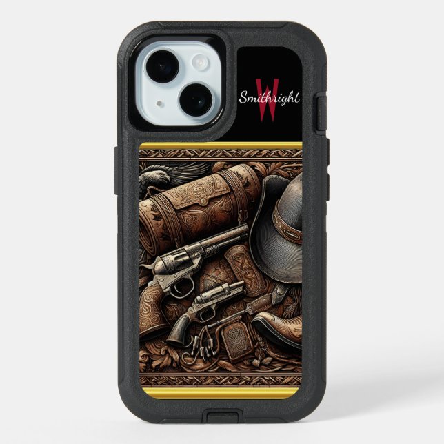 Wild West Treasures iPhone 15 Case (Back)