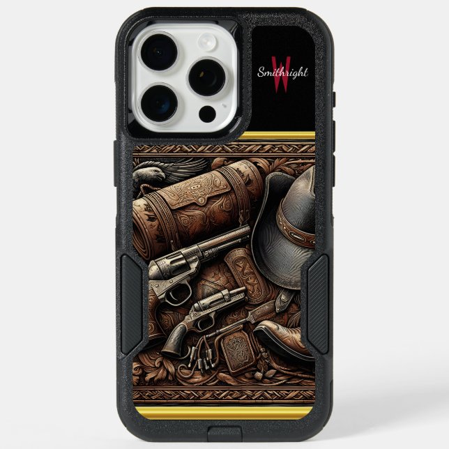 Wild West Treasures iPhone 15 Pro Max Case (Back)