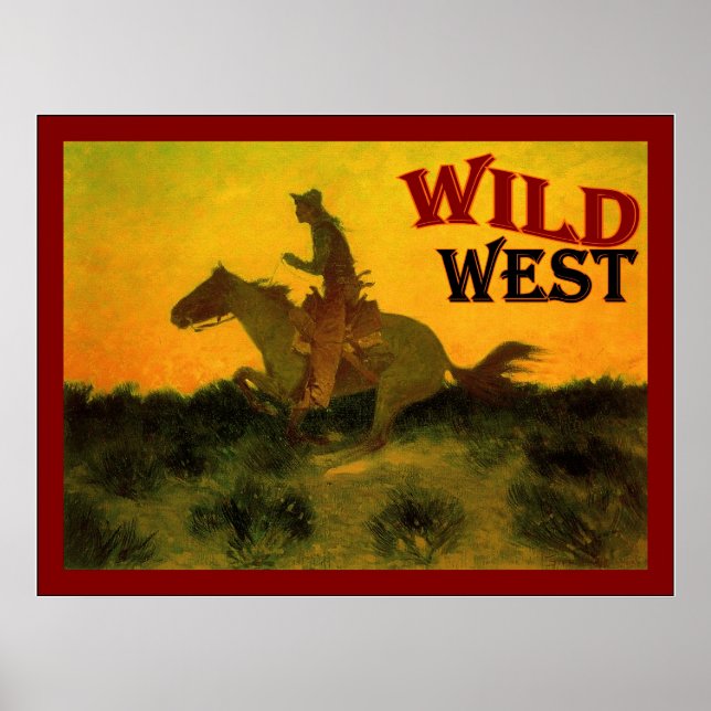 Wild West ~ Vintage Poster (Front)
