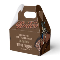 Wild west western cowboy birthday favor boxes