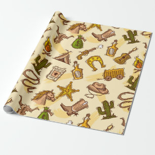 Wild West Wrapping Paper