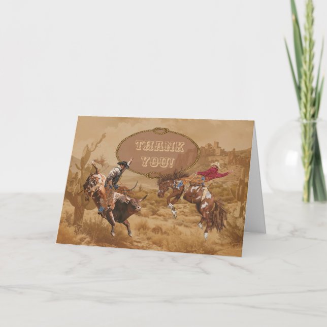 Wild Western Round Up Thank You (Front)