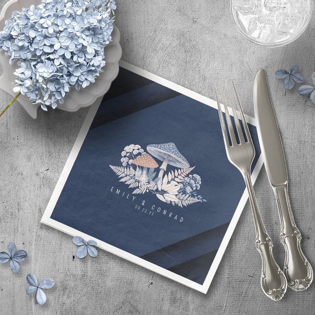 Wild & Whimsical Motif Wedding ID1110 Paper Dinner Napkins (Creator Uploaded)