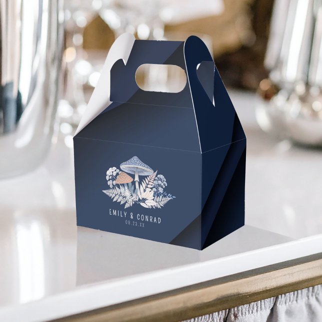 Wild & Whimsical Wedding Motif ID1110 Favor Boxes (Creator Uploaded)