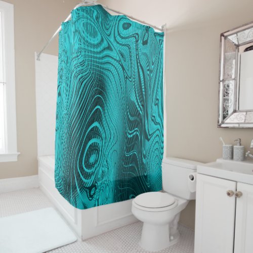 Wild Whirlpool Shower Curtain