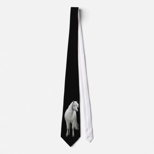 Wild White Horse Tie