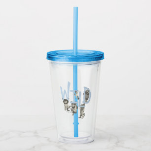 WILD Wild Things and Max - Blue Acrylic Tumbler