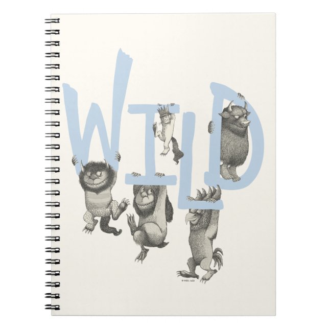 WILD | Wild Things and Max - Blue Notebook (Front)