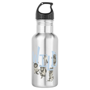 WILD   Wild Things and Max - Blue Stainless Steel Water Bottle