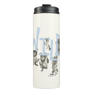 WILD Wild Things and Max - Blue Thermal Tumbler