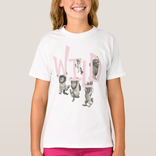 WILD  Wild Things and Max _ Pink T_Shirt