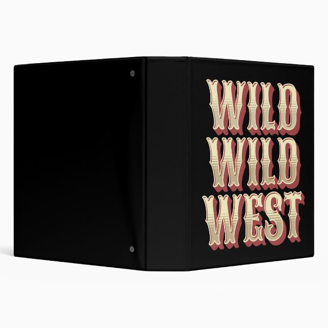 Wild Wild West 3 Ring Binder (Background)
