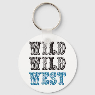 Wild Wild West! - Blue Keychain