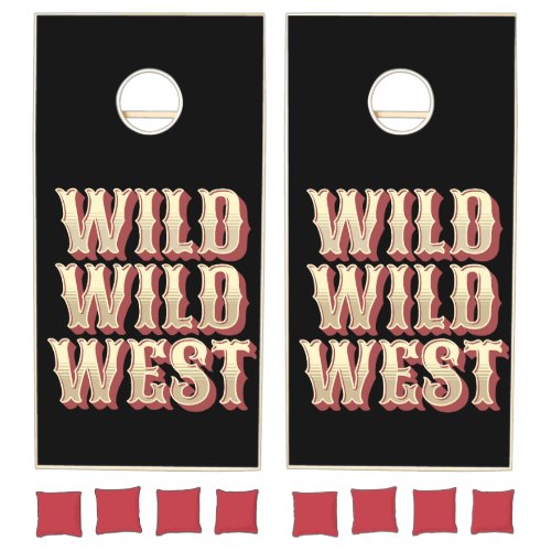 Wild Wild West Cornhole Set