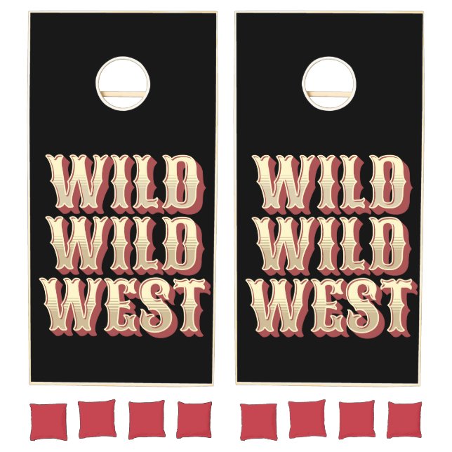 Wild Wild West Cornhole Set (Set)