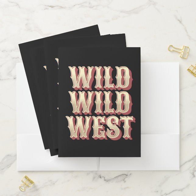 Wild Wild West Pocket Folder (In Situ)