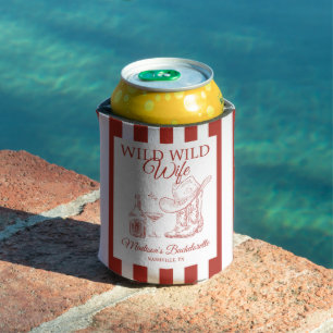 Wild Wild Wife Bachelorette Can Cooler