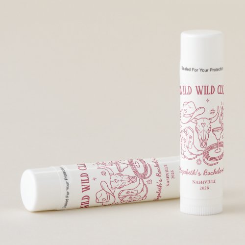 Wild Wild Wife Western Bachelorette Party Lip Balm