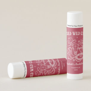 Wild Wild Wife Western Bachelorette Party Lip Balm