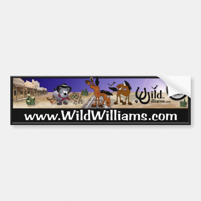 Wild Williams Bumper Sticker (Front)