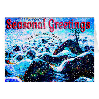 Wild Winter Wonderland & Snow Seasonal Greetings Cards