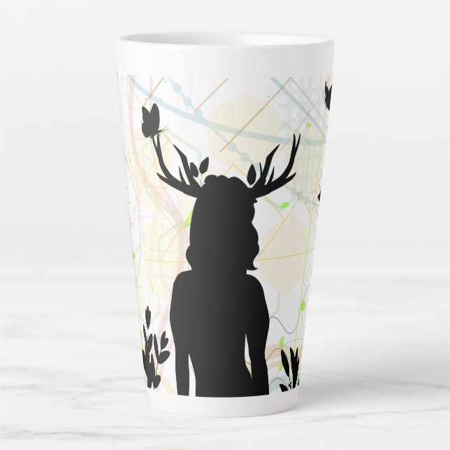 Wild With Nature Latte Mug (Front)