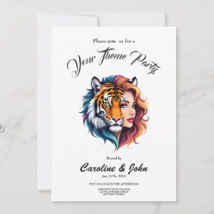 Wild Within – Tiger Spirit Goddess. Invitation